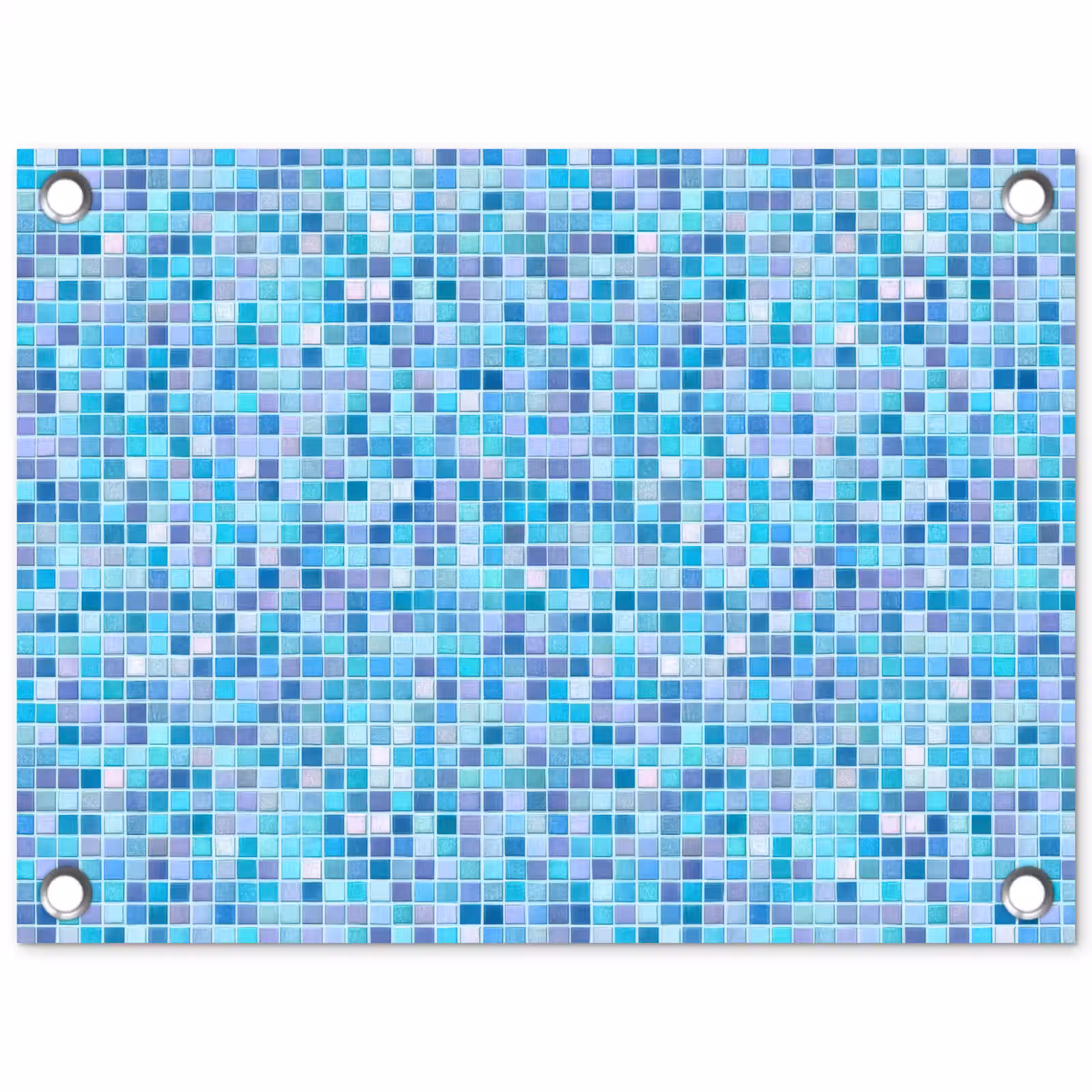 Tuinposter - Mozaïek - Patroon - Turquoise — 1