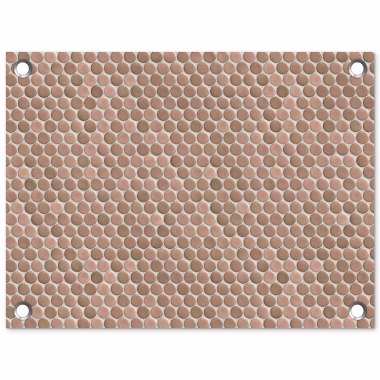 Tuinposter - Penny - Mozaïek - Oudroze - Terracotta — 1
