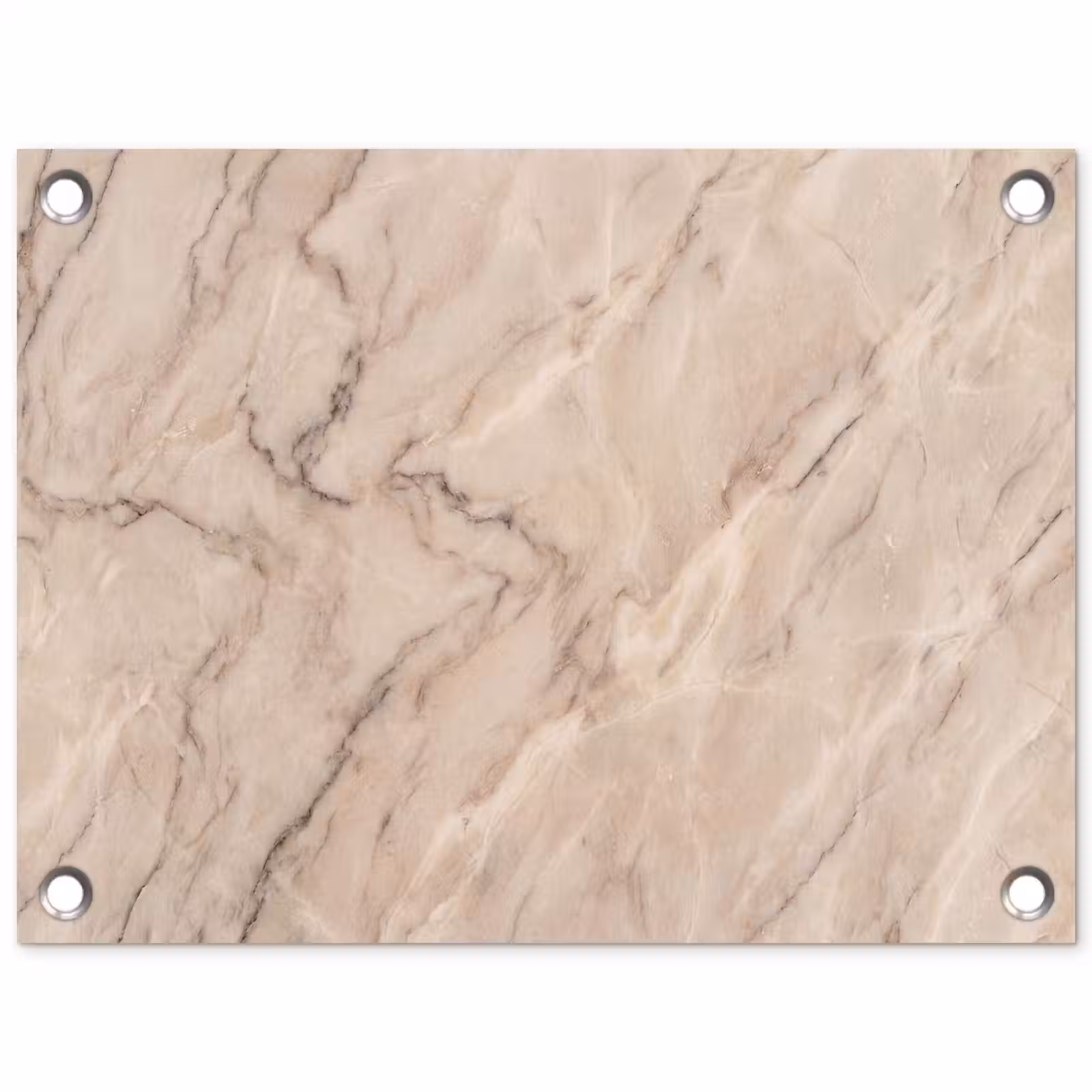 Tuinposter - Marmer - Patroon - Abstract - Modern - Beige — 1