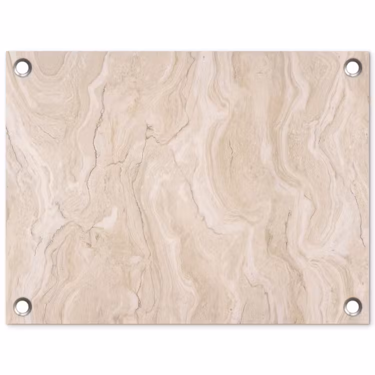 Tuinposter - Marmer - Patroon - Beige - Steen - Abstract — 1