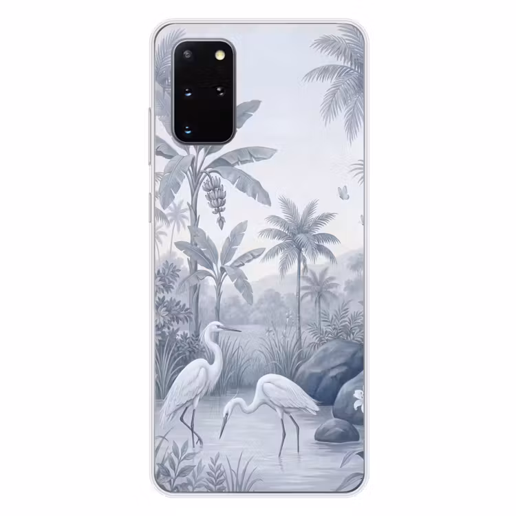 Telefoonhoesje - Vogel - Water - Tropisch - Natuur - Blauw — 4