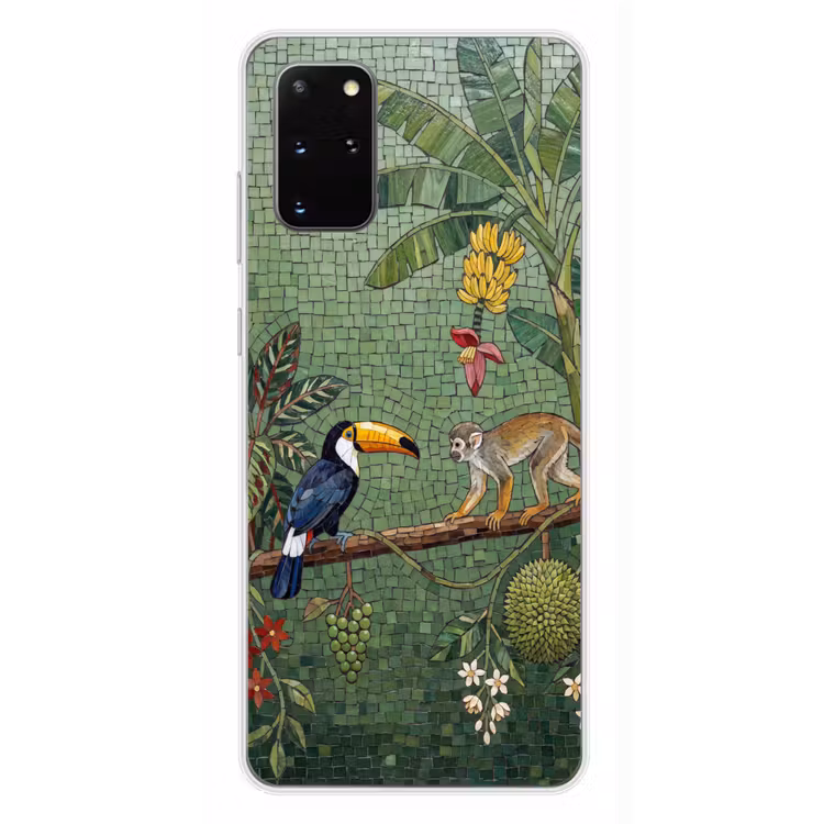 Telefoonhoesje - Vogel - Dier - Jungle - Mozaïek - Natuur — 4