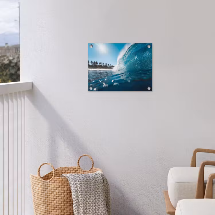 Tuinposter - Oceaan - Golf - Strand - Natuur - Blauw — 3