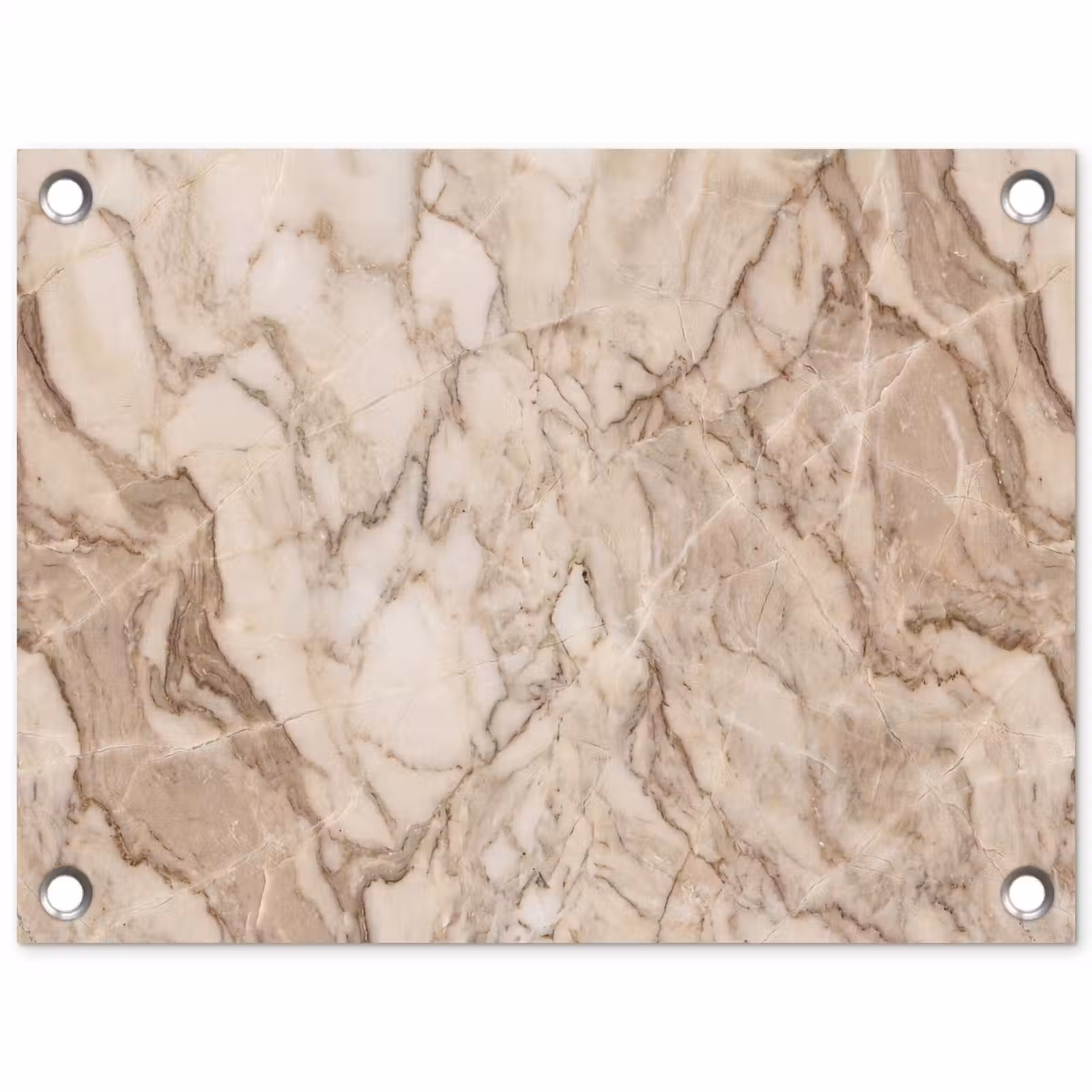 Tuinposter - Marmer - Aderen - Textuur - Beige - Modern — 1
