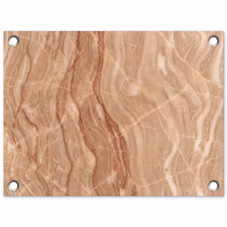 Tuinposter - Marmer - Ader - Natuur - Abstract - Beige — 1