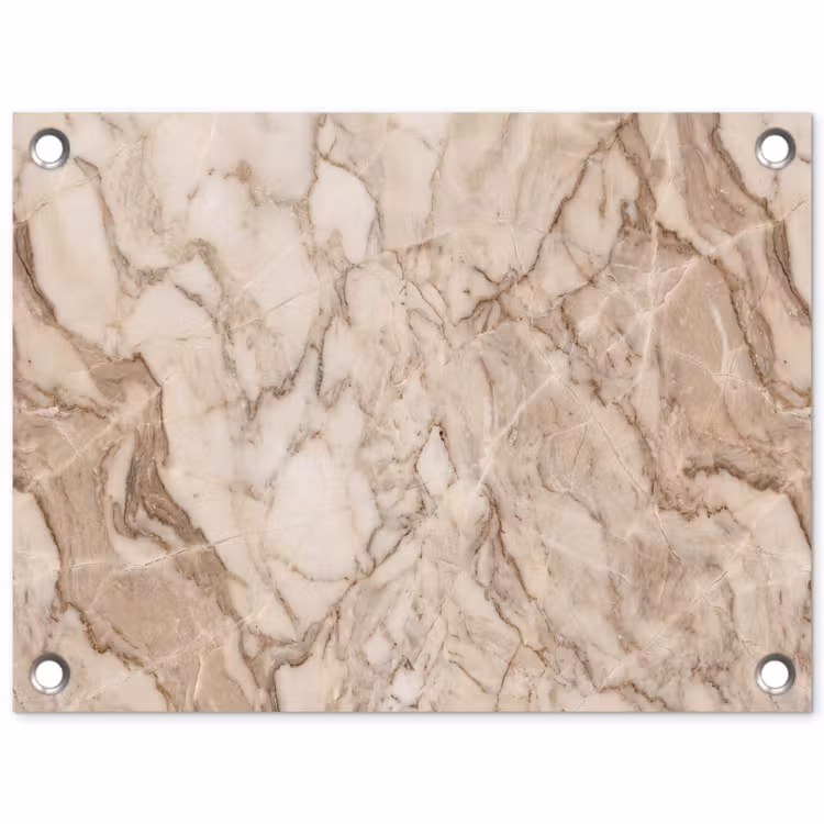 Tuinposter - Marmer - Aderen - Textuur - Beige - Modern — 1