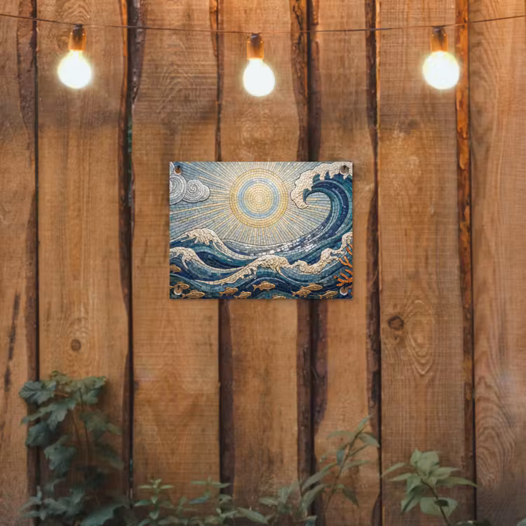 Tuinposter - Onderwater - Koraal - Vis - Natuur - Kunst — 2