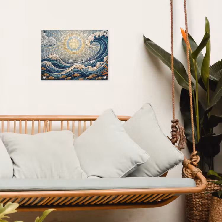Tuinposter - Onderwater - Koraal - Vis - Natuur - Kunst — 5