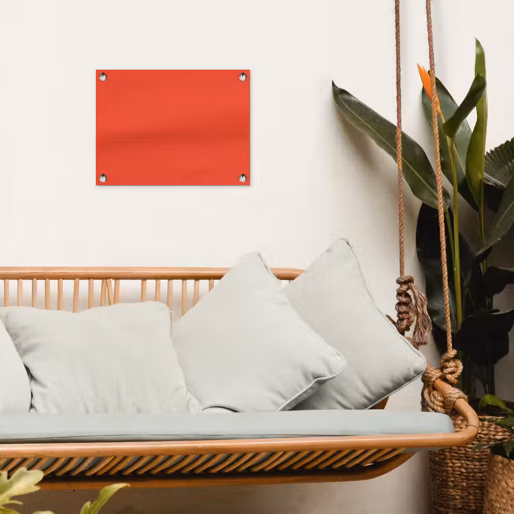 Tuinposter - Burnt - Coral - Oranje — 5