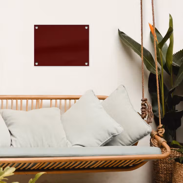 Tuinposter - Burnt - Mahogany - Rood — 5