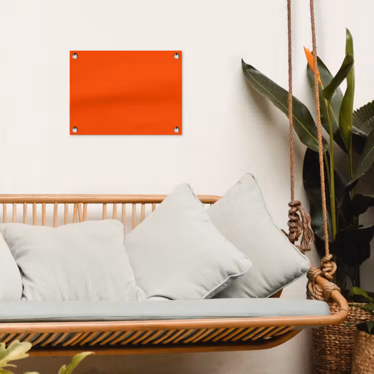 Tuinposter - Fiery - Tangerine - Oranje — 5