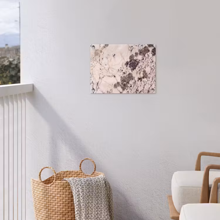 Tuinposter - Natuursteen - Patroon - Abstract - Beige - Grijs — 3