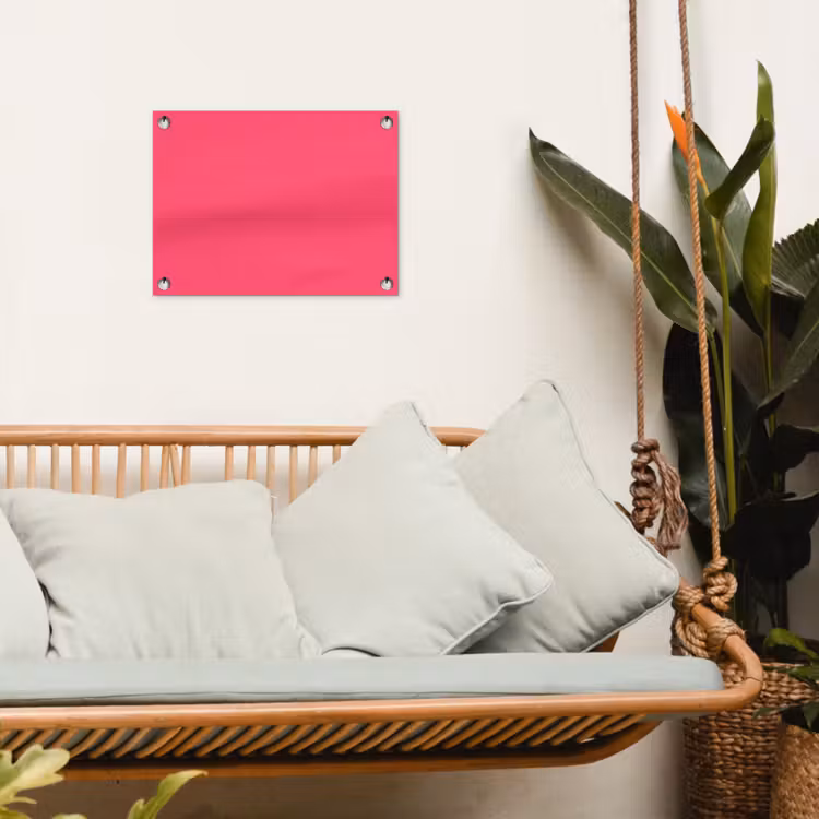 Tuinposter - Neon - Flamingo - Roze — 5
