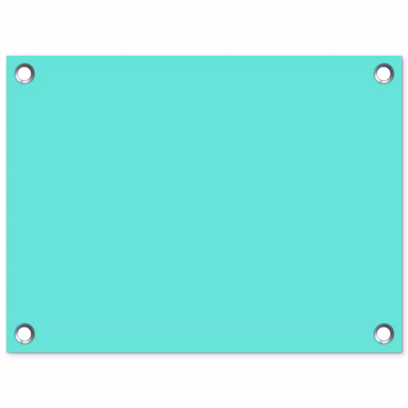 Tuinposter - Electric - Cyan - Turkoois — 1
