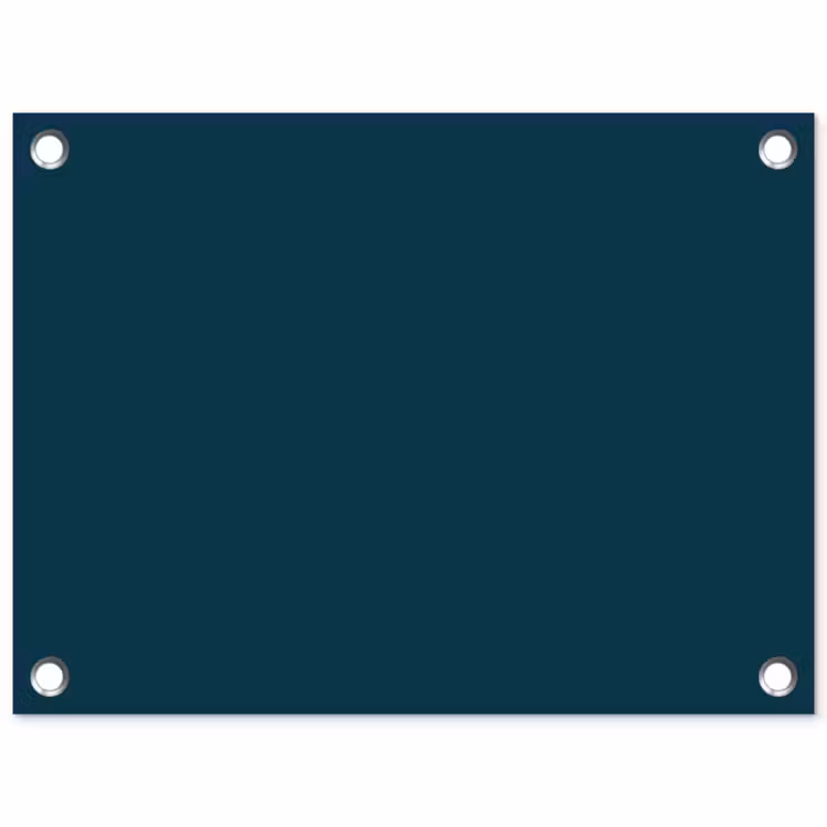 Tuinposter - Dark - Indigo - Blauw — 1