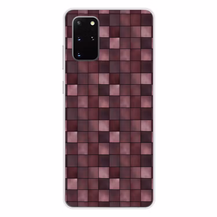 Telefoonhoesje - Vierkant - Tegel - Patroon - Paars — 4