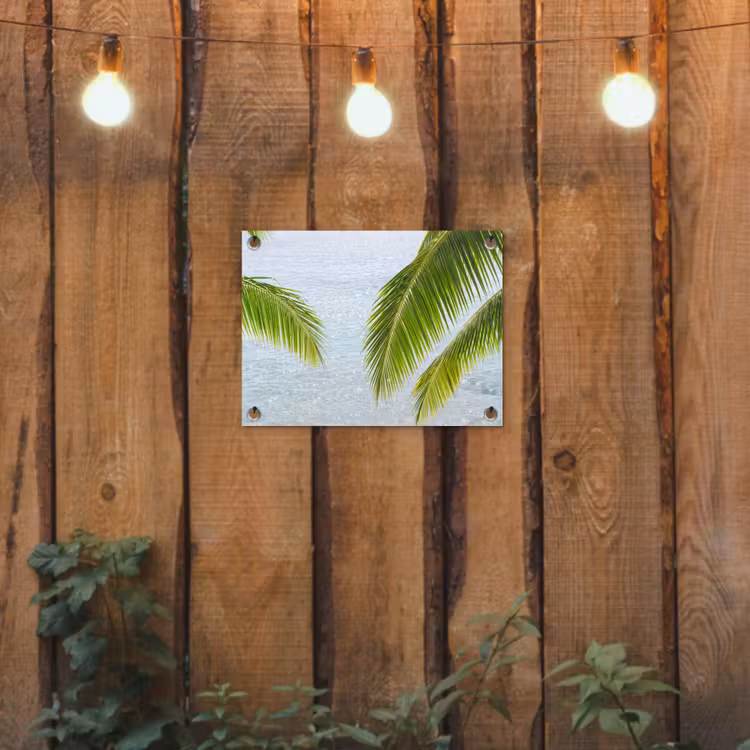 Tuinposter - Boom - Bladeren - Water - Tropisch - Groen — 2