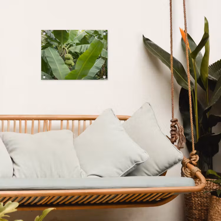 Tuinposter - Eten - Bananen - Plantage - Groen — 5