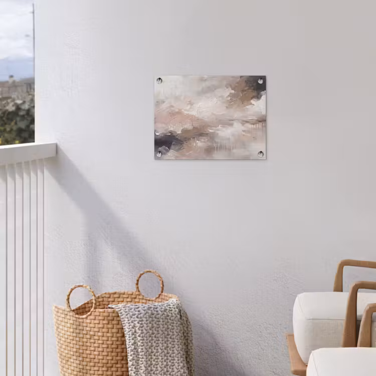 Tuinposter - Abstract - Textuur - Kunst - Modern - Beige — 3