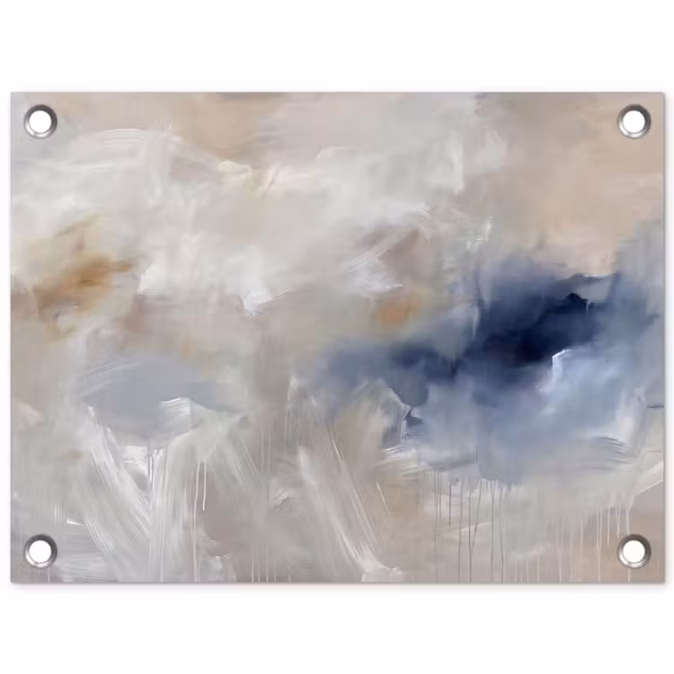 Tuinposter - Abstract - Wolken - Sfeer - Modern - Beige — 1