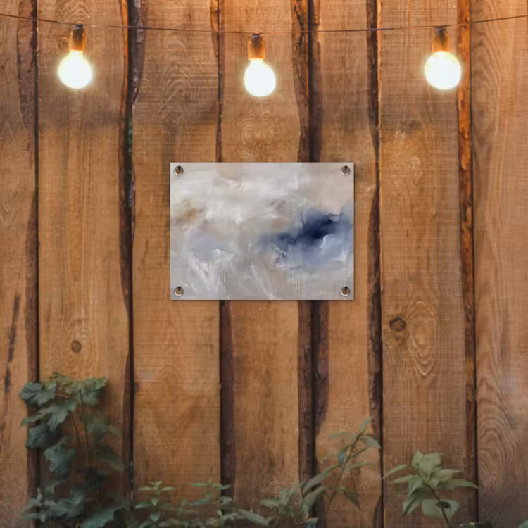 Tuinposter - Abstract - Wolken - Sfeer - Modern - Beige — 2