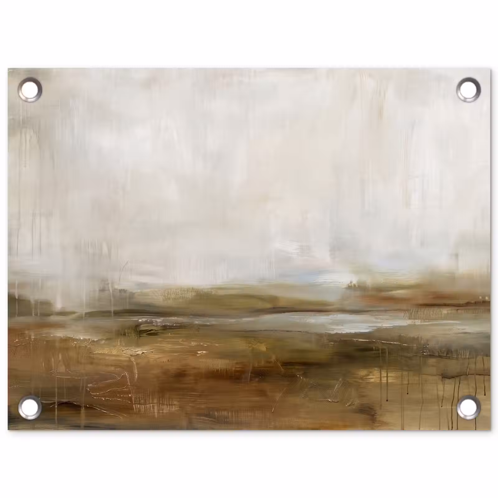 Tuinposter - Abstract - Landschap - Natuur - Beige - Bruin — 1