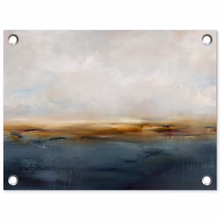 Tuinposter - Abstract - Horizon - Water - Modern - Beige — 1