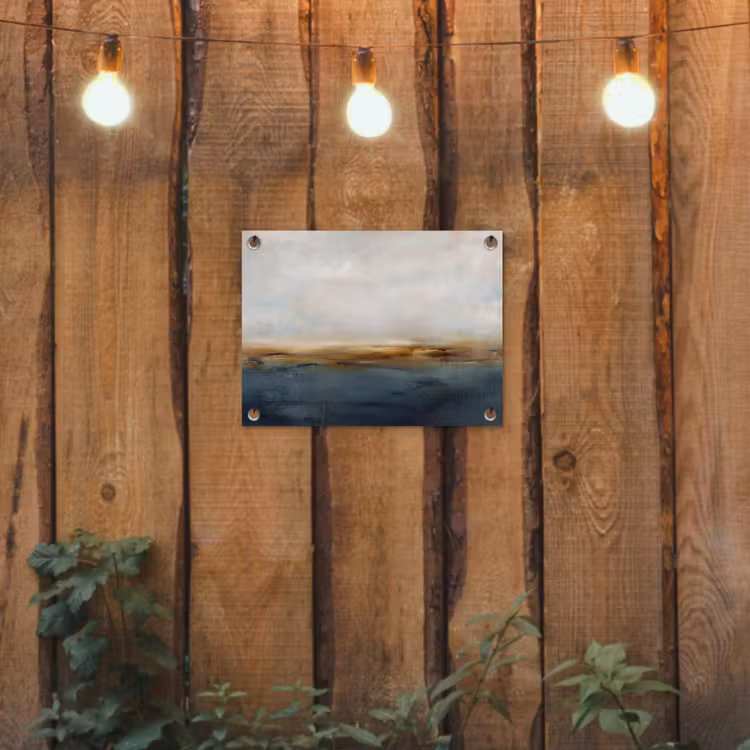 Tuinposter - Abstract - Horizon - Water - Modern - Beige — 2