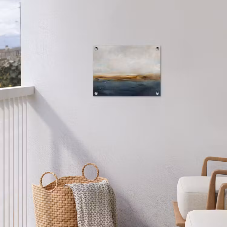 Tuinposter - Abstract - Horizon - Water - Modern - Beige — 3