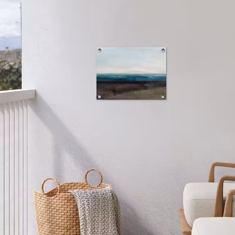 Tuinposter - Abstract - Landschap - Horizon - Blauw - Modern — 3