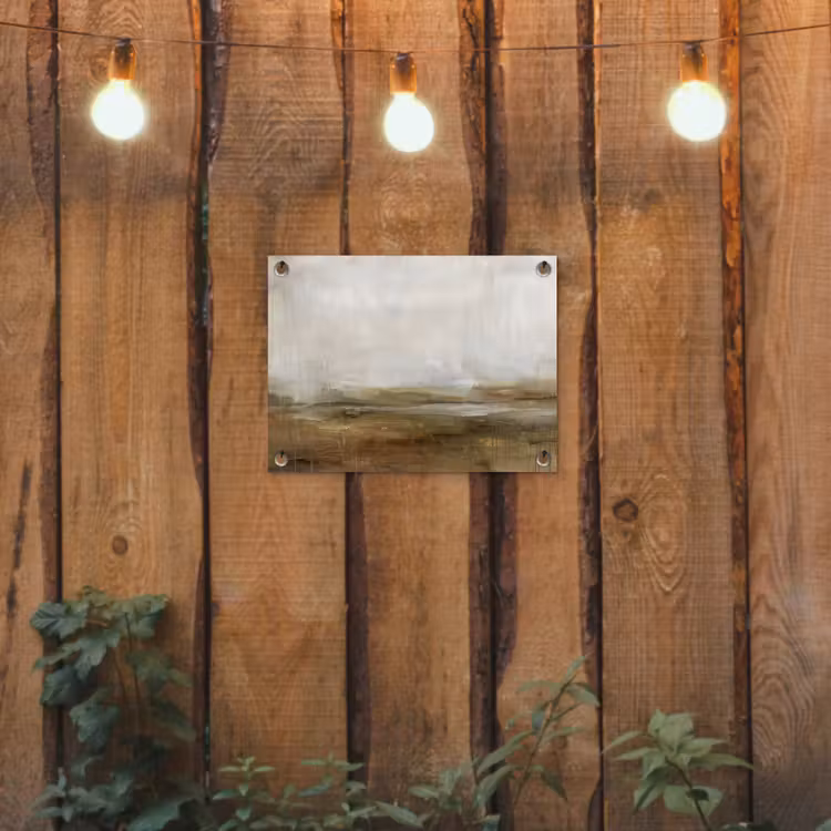 Tuinposter - Abstract - Landschap - Natuur - Beige - Bruin — 2
