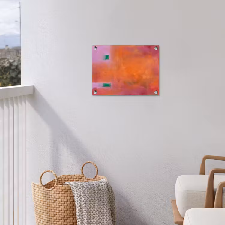 Tuinposter - Abstract - Vlakken - Kunst - Modern - Oranje — 3