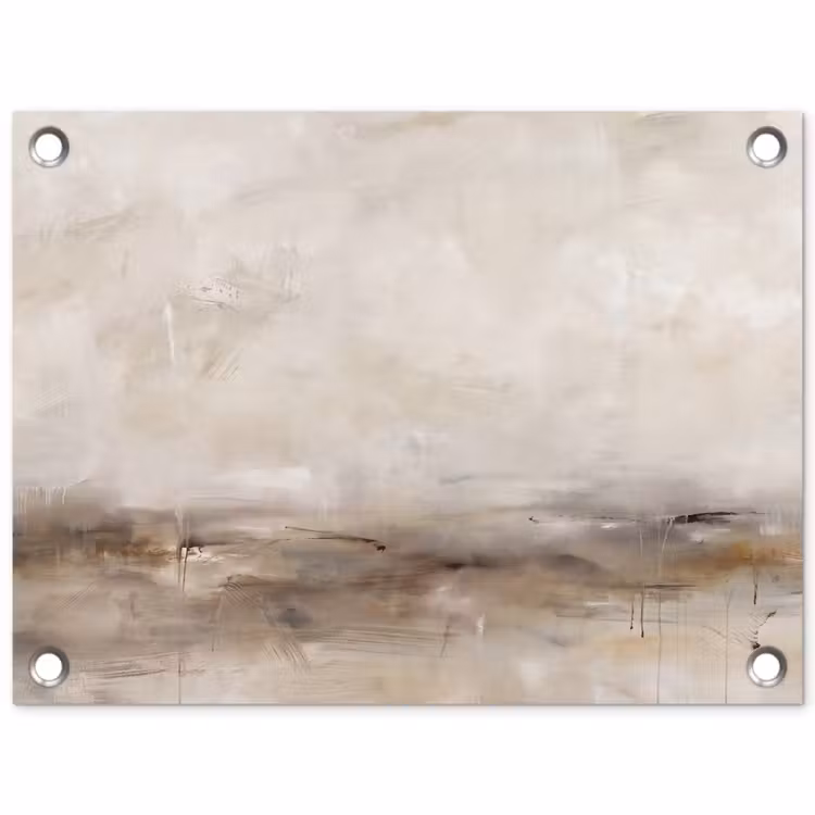 Tuinposter - Abstrakt - Landschap - Modern - Beige - Kunst — 1