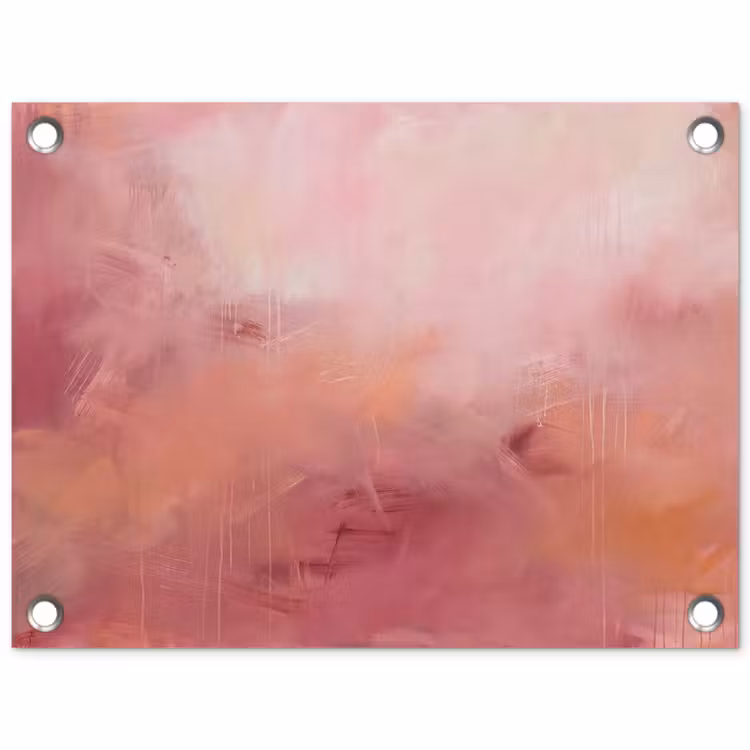 Tuinposter - Kunst - Vloeiend - Pastel - Abstract — 1