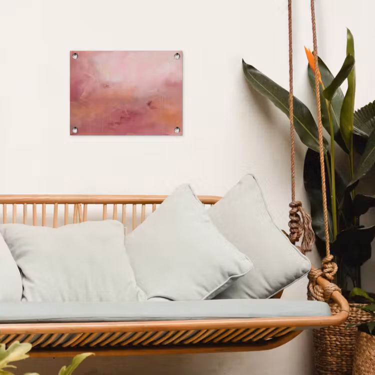 Tuinposter - Kunst - Vloeiend - Pastel - Abstract — 5