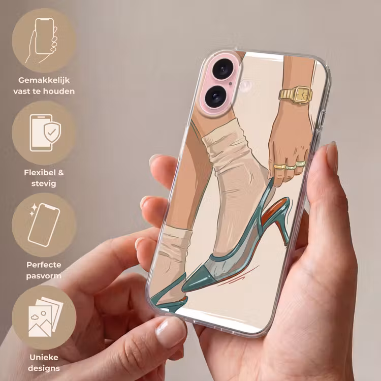 Telefoonhoesje - Vrouw - Schoen - Mode - Lifestyle - Groen — 4