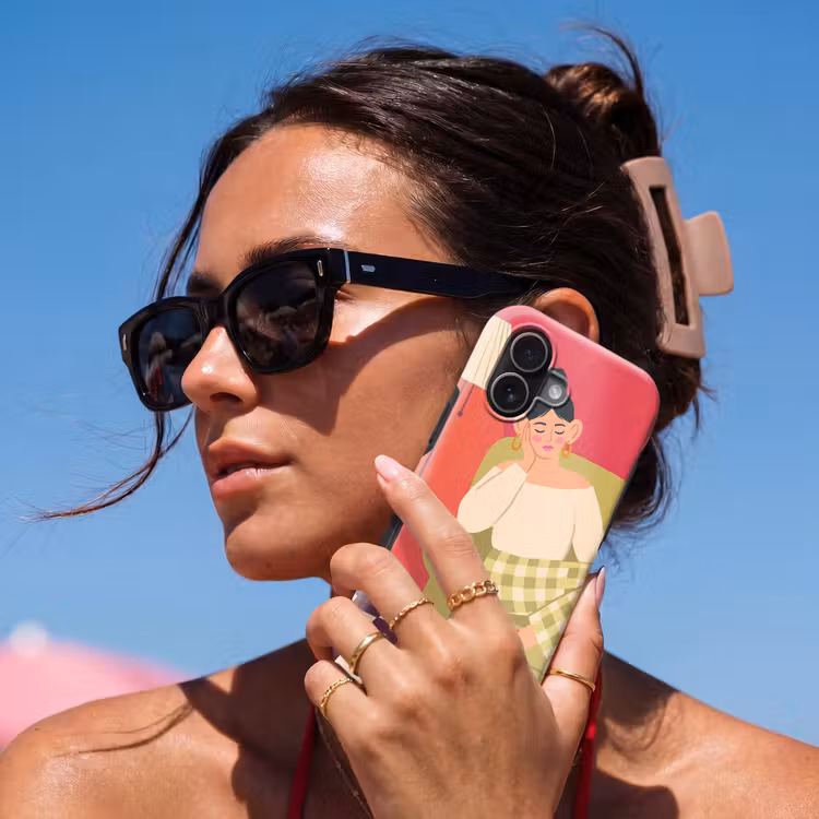 Telefoonhoesje Toughcase - Vrouw - Rust - Interieur - Modern - Kunst — 6
