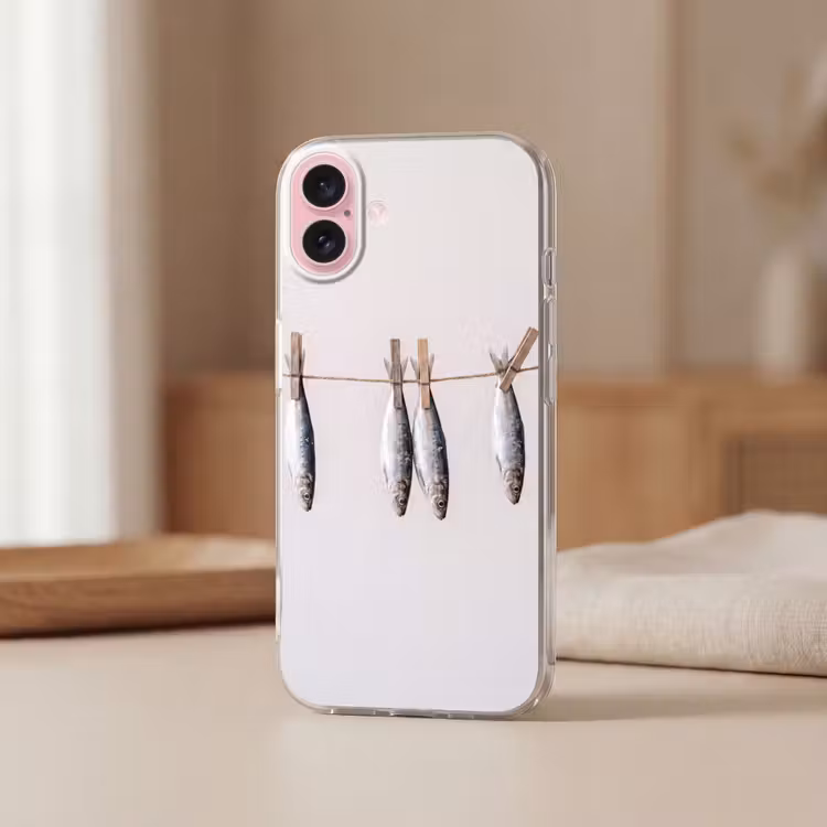 Telefoonhoesje - Vis - Hangend - Eten — 3