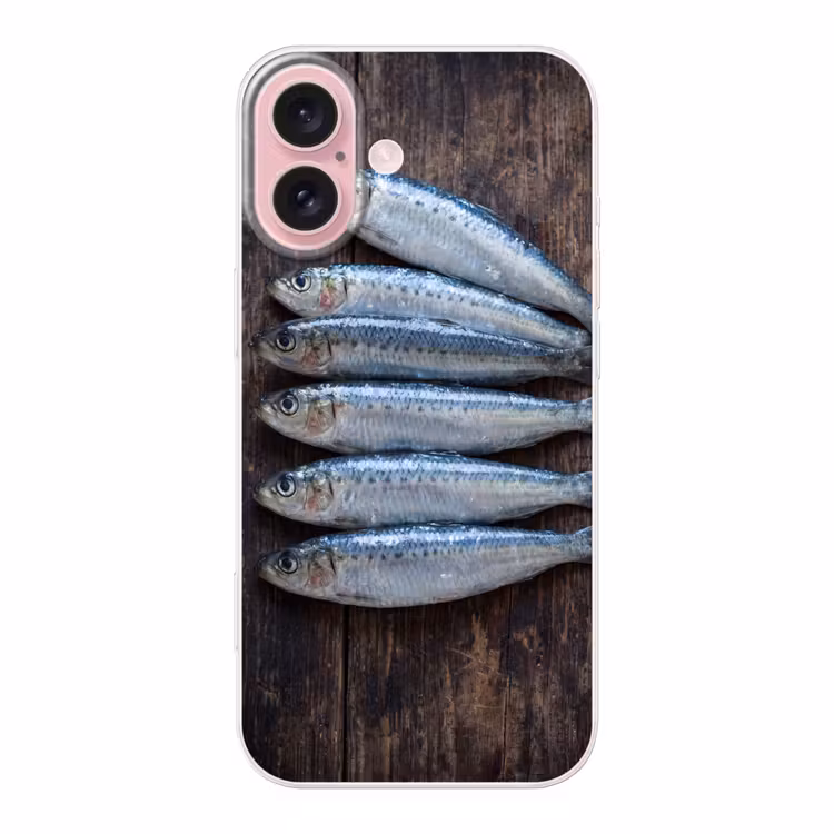 Telefoonhoesje - Vis - Hout - Eten — 1