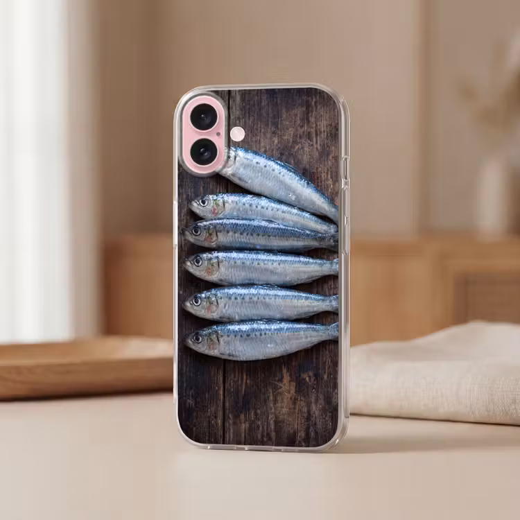 Telefoonhoesje - Vis - Hout - Eten — 3