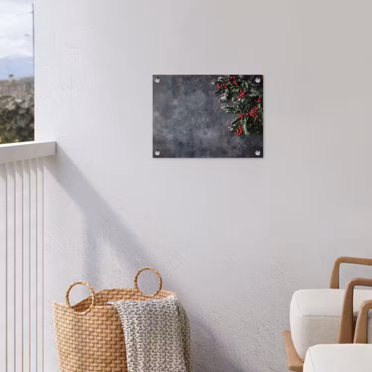 Tuinposter - Winter - Hulst - Kerst - Beton — 3