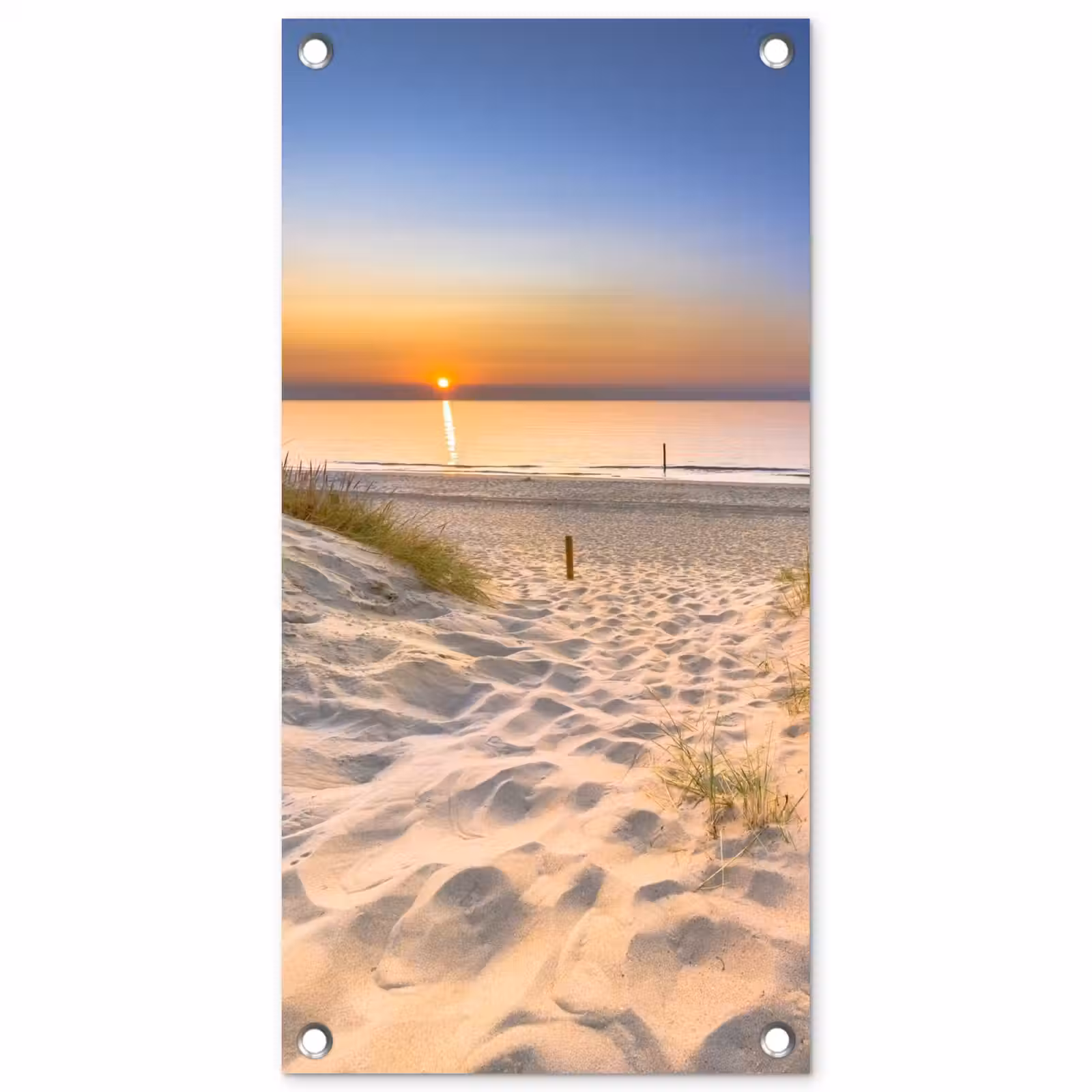 Tuinposter - Zonsondergang aan Zee — 1