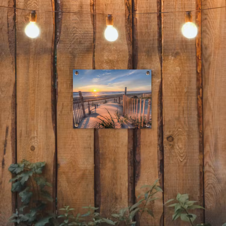 Tuinposter - Strand - Zee - Duin - Zonsondergang - Landschap — 2