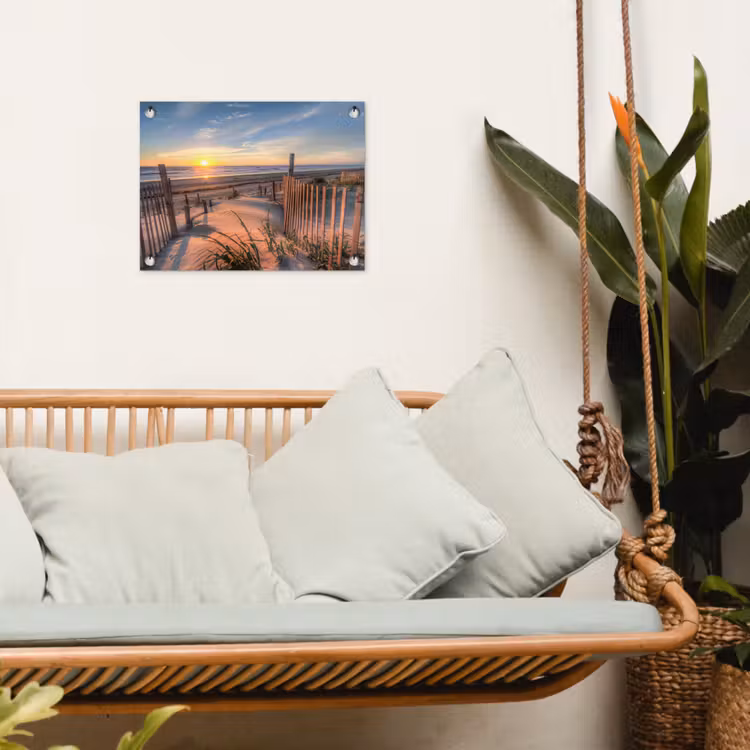 Tuinposter - Strand - Zee - Duin - Zonsondergang - Landschap — 5