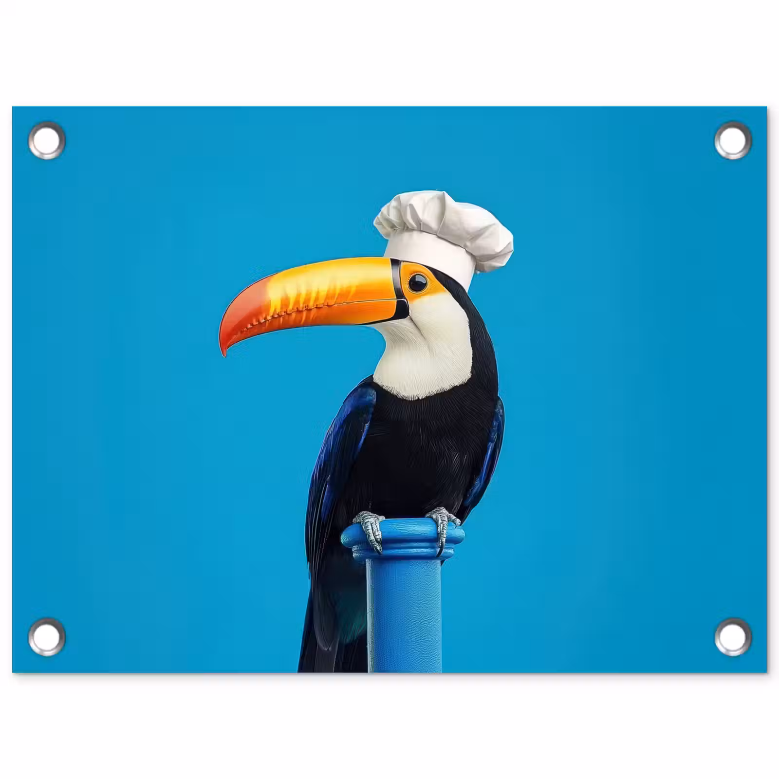 Tuinposter - Tucan - Sokkel - Vogel - Koksmuts — 1