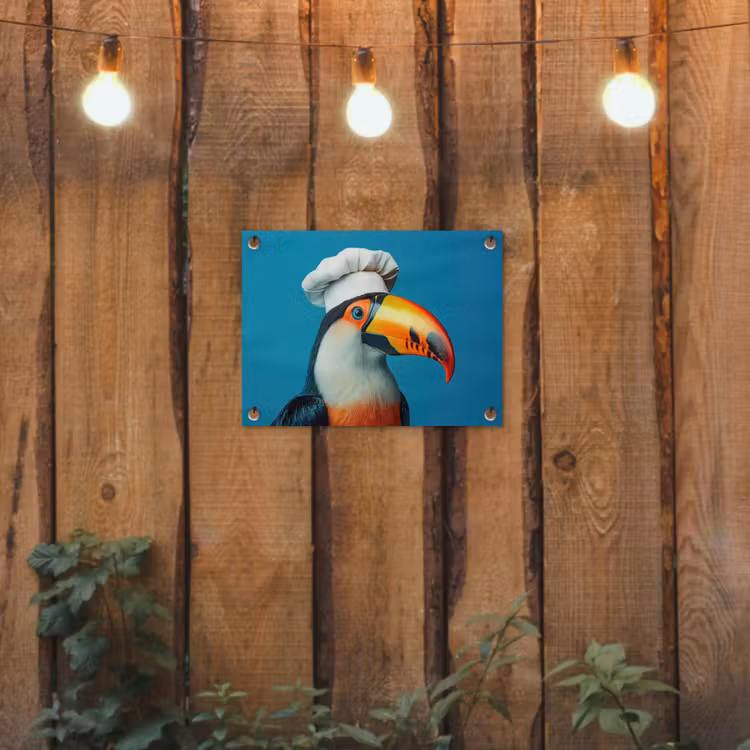 Tuinposter - Toekan - Papegaai - Vogel - Koksmuts — 2