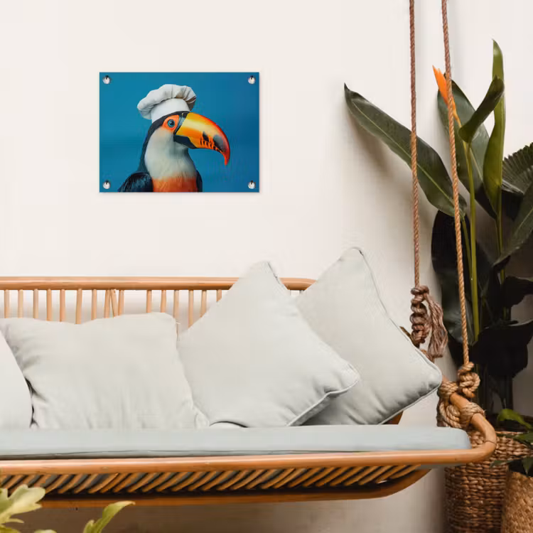 Tuinposter - Toekan - Papegaai - Vogel - Koksmuts — 5