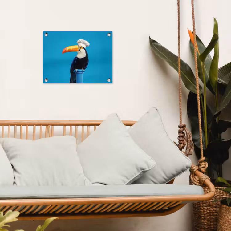 Tuinposter - Tucan - Sokkel - Vogel - Koksmuts — 5