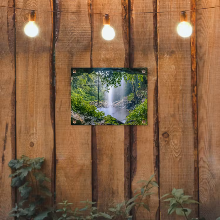 Tuinposter - Verborgen Waterval — 2