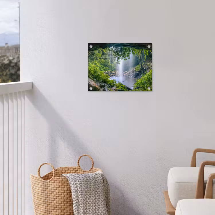 Tuinposter - Verborgen Waterval — 3